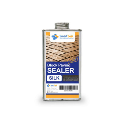Smartseal Block Paving Sealer, Silk Wet Look, Strong Sand Hardener and Weed Inhibitor for Driveways and Patios, 150ml Sample
