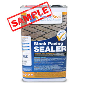 Smartseal Block Paving Sealer, Silk Wet Look, Strong Sand Hardener and Weed Inhibitor for Driveways and Patios, 150ml Sample
