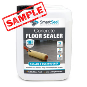 Smartseal Concrete Floor Sealer, Concrete Dustproofer, Eliminates Dust, Effective Concrete Dust proofer,  Breathable, 100ml Sample