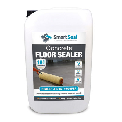 Smartseal - Concrete Floor Sealer, Concrete Dustproofer, Eliminates Dust, Effective Dust proofer,  Breathable, 25L