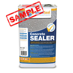 Smartseal Concrete Sealer External, Driveway Sealer and Patio Sealer, Concrete Sealer, Solvent Based Acrylic, 150ml Sample