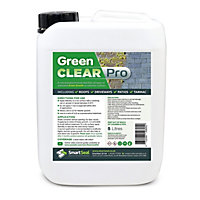 Smartseal Green Clear Pro (Formerly Moss Clear) Lichen Remover and Algae Killer for Roofs, Driveways and Patios, 5L