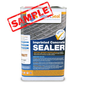 Smartseal Imprinted Concrete Sealer, Matt Finish, Driveway and Patio Sealer, Enhancing Outdoor Sealer, 150ml Sample