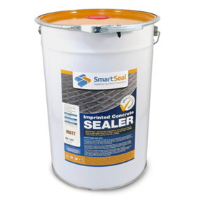 Smartseal Imprinted Concrete Sealer, Matt Finish, Driveway and Patio Sealer, Outdoor Concrete Sealer for Stamped Concrete, 25L