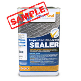 Smartseal Imprinted Concrete Sealer, Silk, Driveway Sealer, Patterned Imprinted Concrete Driveways and Patios, 150ml Sample