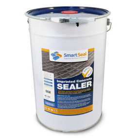 Smartseal Imprinted Concrete Sealer, Silk Wet Look, Driveway Sealer for Patterned Imprinted Concrete Driveways and Patios, 25L
