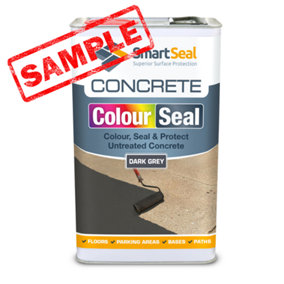 Smartseal - Patio ColourSeal - Dark Grey (150ml SAMPLE) Seal & Restore Old Concrete Paving Slabs - Superior Protection to Paint