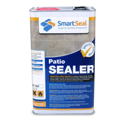 Smartseal Patio Sealer, Protect Concrete Precast Slabs against Black Spot, Stain Resistant, Matt