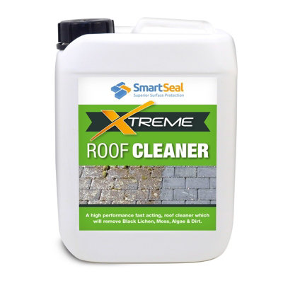 Smartseal - Roof Cleaner Xtreme, Premium Black Spot Remover, Roof Cleans and Removes Dirt, Grime and Algae, 5L