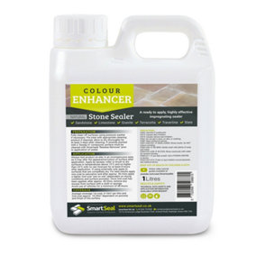 Smartseal - Sandstone Sealer Natural Stone Sealer Colour Enhancer (1L) Impregnating, Sealer for Limestone, Slate, & More