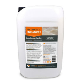 Smartseal - Sandstone Sealer Ultimate Enhancer Finish (25L) High Quality, Impregnating, Sealer for Sandstone/Natural Stone