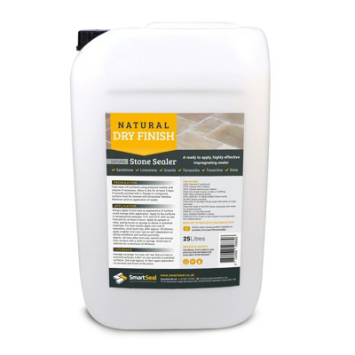 Smartseal Stone Sealer, Sandstone Sealer, Natural Stone Sealer, Dry Invisible, Impregnating, for Limestone, Slate, & More, 25L