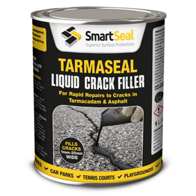 Smartseal - Tarmac Liquid Crack Filler - (Black) - Fill Cracks & Holes ...