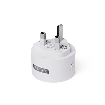 SMARTSPEC SMART PLUG UK 2 PACK Works with Alexa, Google Home, Apple ...