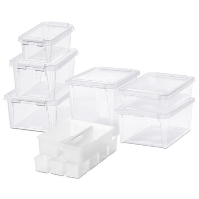 SmartStore 1.5L, 0.3L, 3.6L, 8L, 14L, 25L Storage Box for Home with Clip Lid