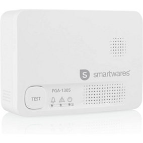 Smartwares Carbon Monoxide Alarm with 10 Year Battery