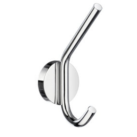 Smedbo Chrome Bath Robe Hook Wall Mounted Bathroom Storage