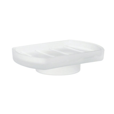 Smedbo Frosted Glass Spare Replacement Rectangular Soap Dish Tray for ...