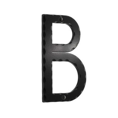 SMEDBO - House Letter B In Black Wrought Iron | DIY At B&Q