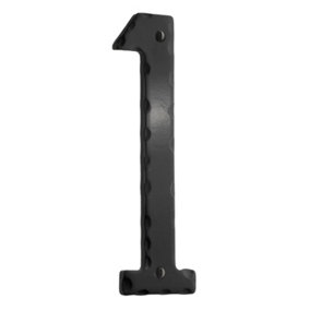 SMEDBO - House Number 1 in Black Wrought Iron