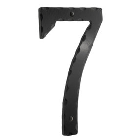 SMEDBO - House Number 7 in Black Wrought Iron