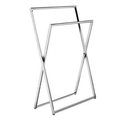 Smedbo Polished Chrome Freestanding Towel Rail Bathroom Storage Price Comparisons | Compare The Build
