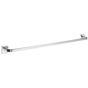 Smedbo Polished Chrome Towel Rail Wall Mounted Bathroom Storage