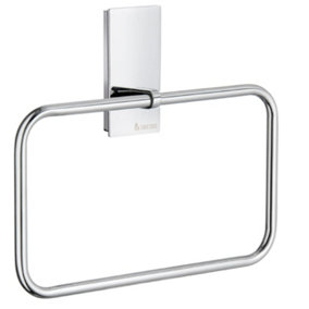 Smedbo Polished Chrome Wall Mounted Towel Ring Bathroom Storage