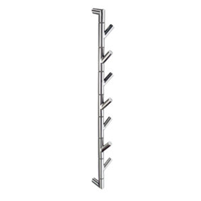 Smedbo Polished Stainless Steel Seven Swivel Swing Towel Hooks