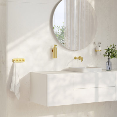 Smedbo Porcelain Tumbler with Non Rust Brass Wall Mount Holder