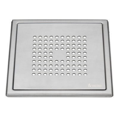Smedbo Square Pattern Bathroom Shower Drain Cover Floor Grating