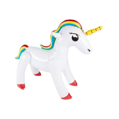 Smiffys Unicorn Inflatable White (One Size)