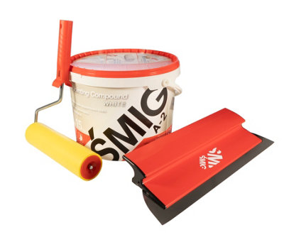 SMIG A2 Jointing & Filling Compound 15kg With Skimming Blade and Roller