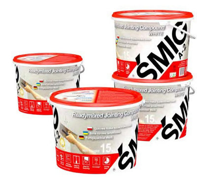 SMIG Ready Mixed Jointing & Finishing Compound White 15kg