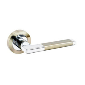 Smiths Architectural Ultra Door Handle Silver/Brown (52mm)