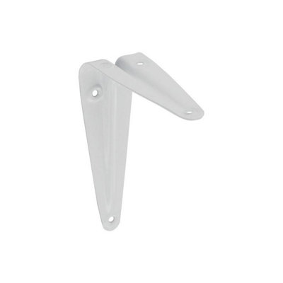 Smiths Ironmongery Shelf Brackets (Pack of 20) White (125mm x 100mm)