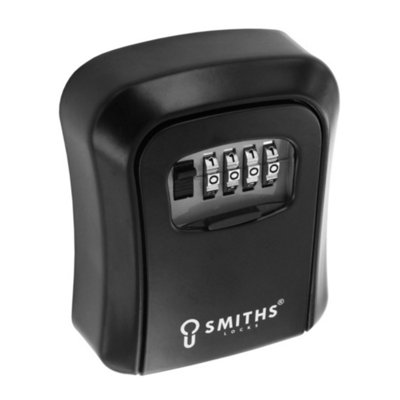 Smiths Locks 4 Digit Key Safe Combination Lock SMT104 - Small, 115mm x ...