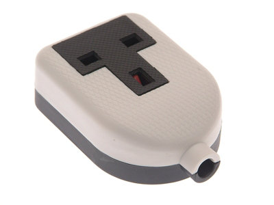 SMJ RTS1GW White Trailing Extension Socket 13A 1-Gang SMJRTS1GW