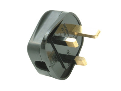 SMJ TB13FP Black Fused Plug 13A (Trade Pack 20) SMJTB13FP