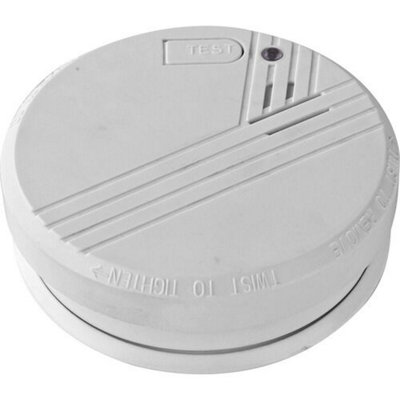 Smoke Alarm Detector Home Garage 85Db Battery Powered Safety Optical Office