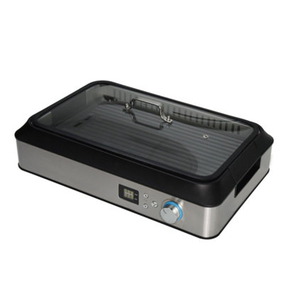 SMOKELESS GRILL - Premium Electric Indoor Grill BBQ - Digital Control ...
