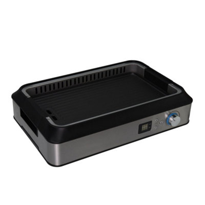 SMOKELESS GRILL - Premium Electric Indoor Grill BBQ - Digital Control ...