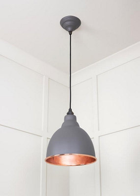 Smooth Copper Brindley Pendant in Bluff