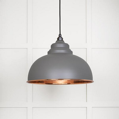 Smooth Copper Harborne Pendant in Bluff