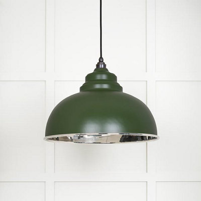 Smooth Nickel Harborne Pendant in Heath