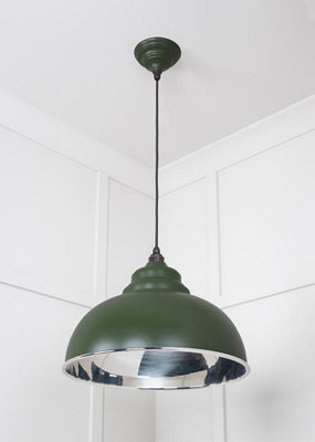 Smooth Nickel Harborne Pendant in Heath