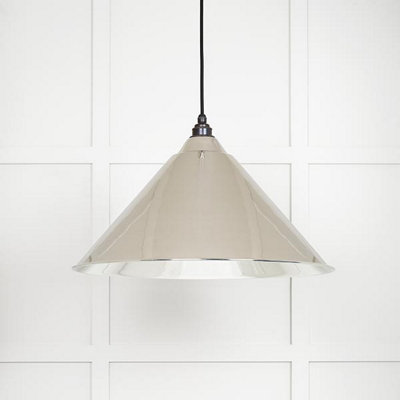 Smooth Nickel Hockley Pendant Light