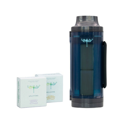 SNOAP Dispenser (Anthracite Grey) with wall mount and 2 Soaps