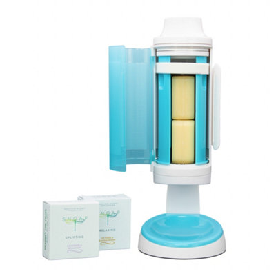SNOAP Dispenser (White) with Counter Stand and 2 Soaps