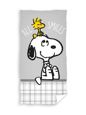 Snoopy All Smiles 100% Cotton Towel Price Comparisons | Compare The Build